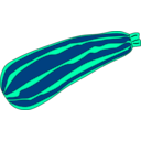download Zucchini clipart image with 90 hue color