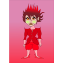 download Purple Pixie clipart image with 90 hue color