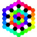 download Hexagon Tessellation March 3 2011 clipart image with 315 hue color