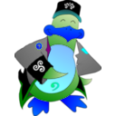 download Pingouin Gadzarts clipart image with 180 hue color