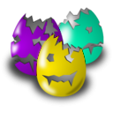 download Vicious Easter clipart image with 45 hue color
