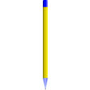 download Blue Pencil clipart image with 180 hue color