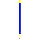 download Blue Pencil clipart image with 0 hue color