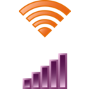 download Wireless Icons clipart image with 180 hue color