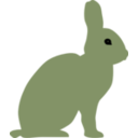 download Rabbit By Rones clipart image with 45 hue color