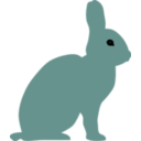download Rabbit By Rones clipart image with 135 hue color