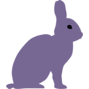 download Rabbit By Rones clipart image with 225 hue color