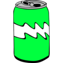 download Fast Food Drinks Soda Can clipart image with 135 hue color