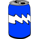download Fast Food Drinks Soda Can clipart image with 225 hue color