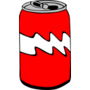 download Fast Food Drinks Soda Can clipart image with 0 hue color