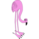 download Flamingo clipart image with 315 hue color