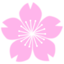 download Sakura clipart image with 315 hue color