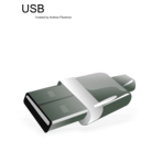download Usb Plug clipart image with 90 hue color