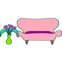 download Sofa clipart image with 90 hue color