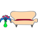 download Sofa clipart image with 135 hue color