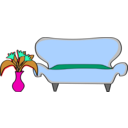 download Sofa clipart image with 315 hue color