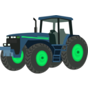 download Tractor clipart image with 90 hue color