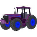 download Tractor clipart image with 180 hue color