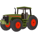 download Tractor clipart image with 315 hue color