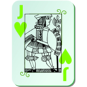 download Guyenne Deck Jack Of Hearts clipart image with 90 hue color