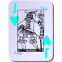 download Guyenne Deck Jack Of Hearts clipart image with 180 hue color