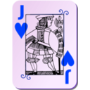 download Guyenne Deck Jack Of Hearts clipart image with 225 hue color