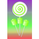 download Lollipops Candy clipart image with 90 hue color