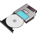 download Slim Cd Drive clipart image with 135 hue color
