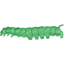 download Caterpillar clipart image with 45 hue color