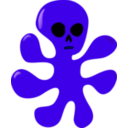 download Aliengrin clipart image with 180 hue color