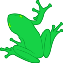 download Frog 01 clipart image with 45 hue color