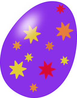 Purple Easter Egg