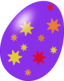 Purple Easter Egg