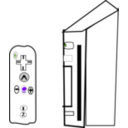 download Nintendo Wii clipart image with 90 hue color