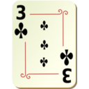 Ornamental Deck 3 Of Clubs