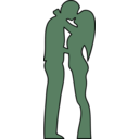 download Couple clipart image with 135 hue color