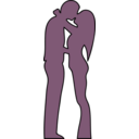 download Couple clipart image with 315 hue color