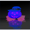 download Jack O Lantern clipart image with 225 hue color