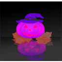 download Jack O Lantern clipart image with 270 hue color