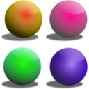 download Color Spheres Esferas De Colores clipart image with 270 hue color