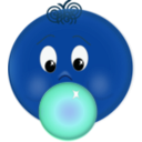 download Bubble Gum clipart image with 180 hue color
