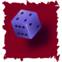 download Dice clipart image with 225 hue color