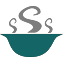 download Bowl Of Steaming Soup 01 clipart image with 180 hue color
