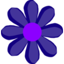 download Brown Flower clipart image with 225 hue color