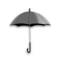 download Umbrella clipart image with 270 hue color