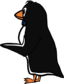 Pointing Penguin