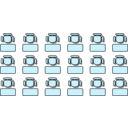 download Classroom Seat Layouts clipart image with 315 hue color