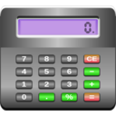 download Calculator clipart image with 90 hue color