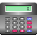 download Calculator clipart image with 315 hue color