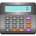 download Calculator clipart image with 0 hue color